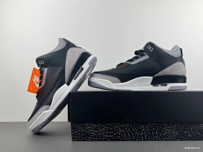 One Kick Cement Black 3 Jordan DN3707-010 Air 0802